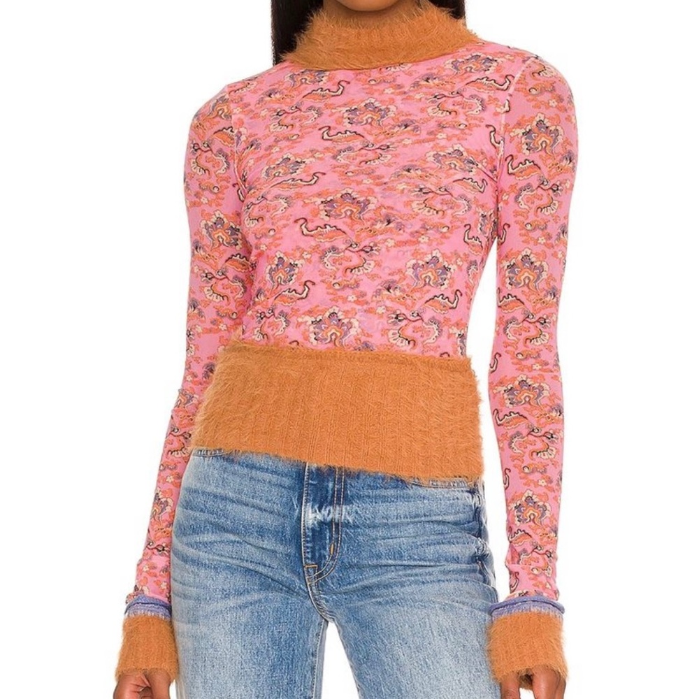 NWT Free people Cosmo Cuff Top